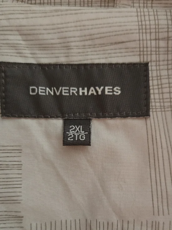 3 For $40 Denver Hayes Beige Plaid Trench Coat with Belt - Picture 2 of 3